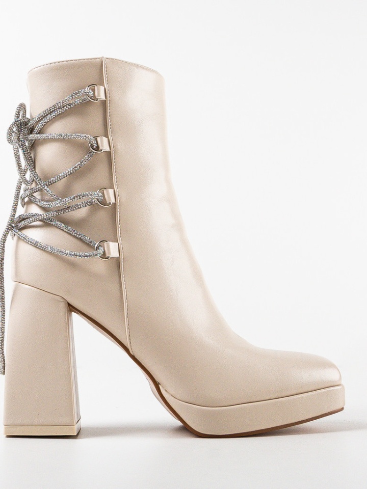 Botine dama Beattie Bej