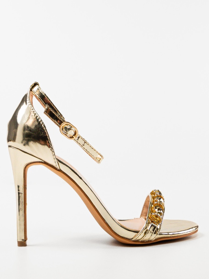 Sandale cu toc Pekin Negre