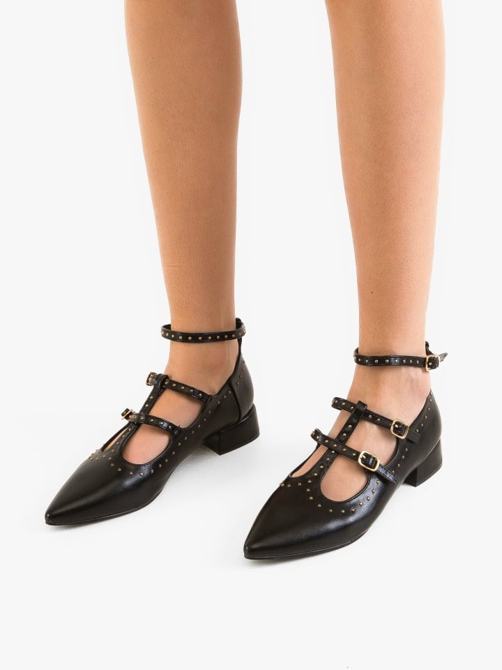 Pantofi cu toc Leslie Nude