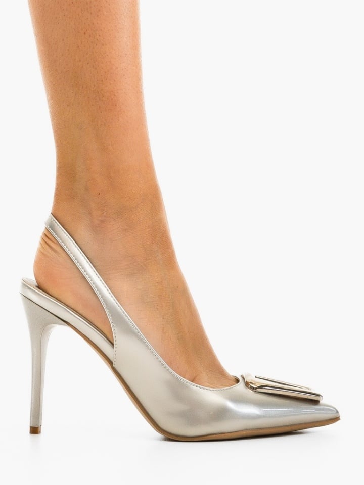 Pantofi dama Malas Argintii