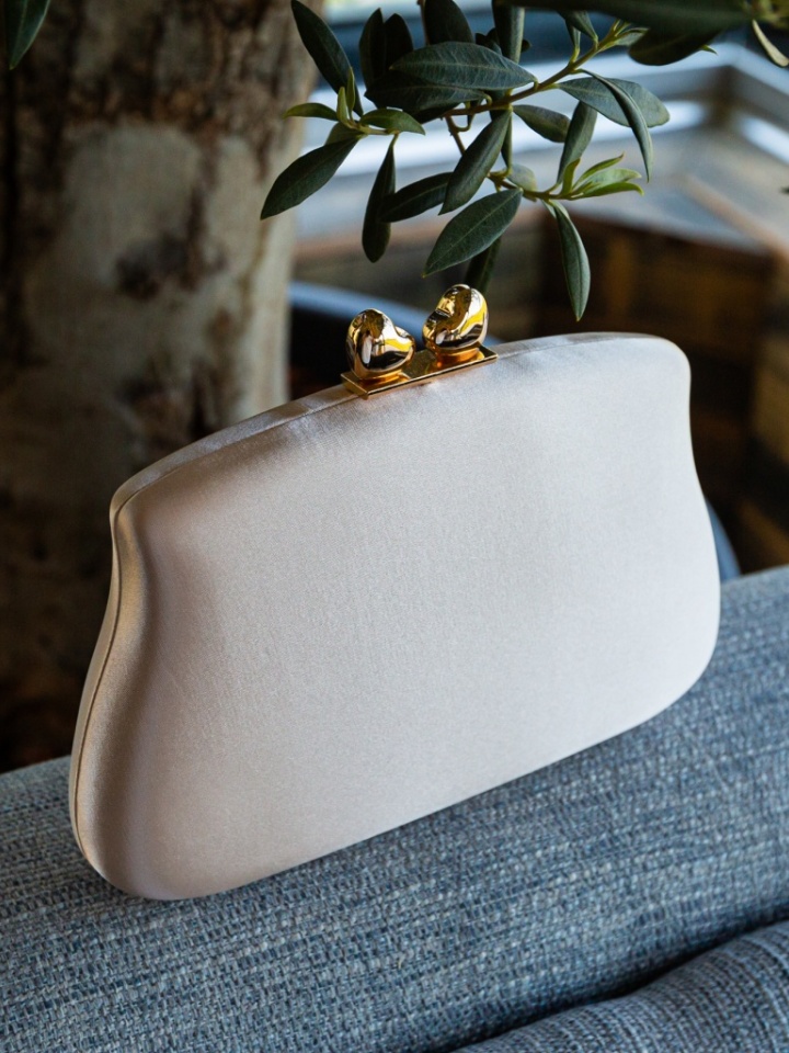 Geanta plic Heart Bej