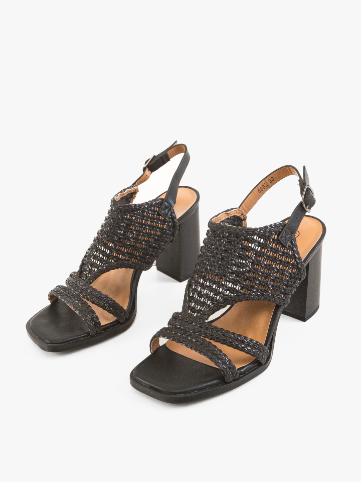 Sandale cu toc Zak Bej