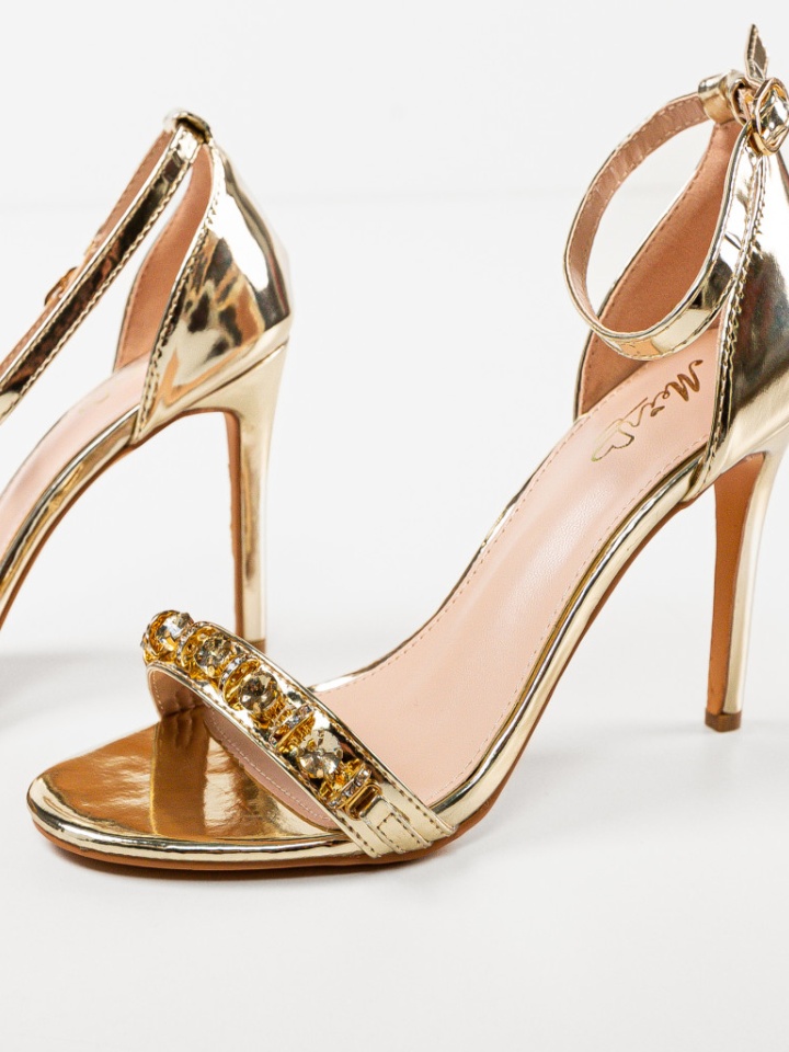 Sandale cu toc Pekin Negre