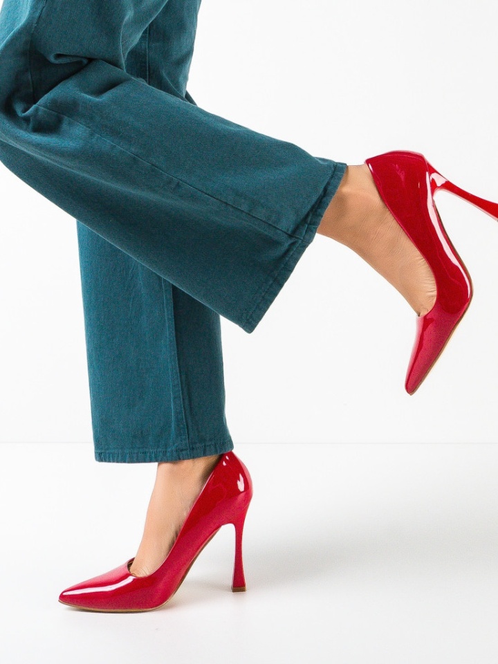 Pantofi cu toc Lindo Bej