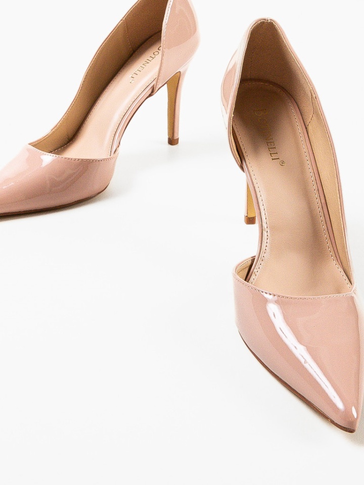 Pantofi cu toc Zayan Albi