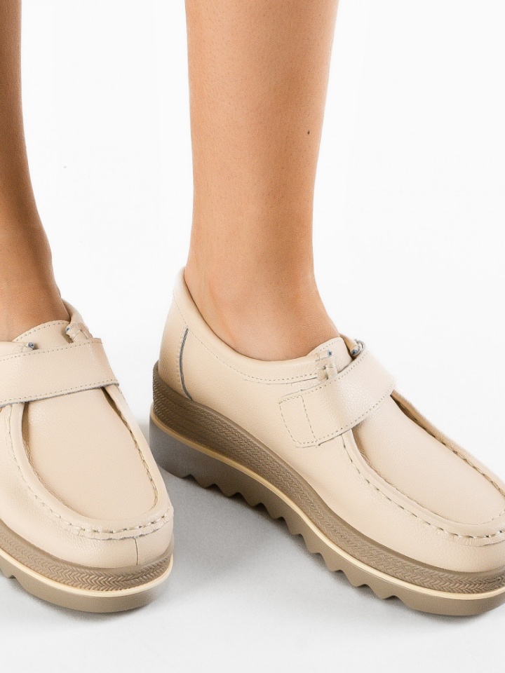 Pantofi Casual Straif Bej 2