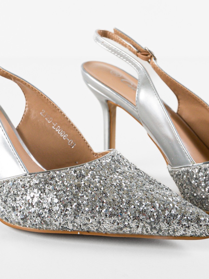 Pantofi dama Aamin Argintii