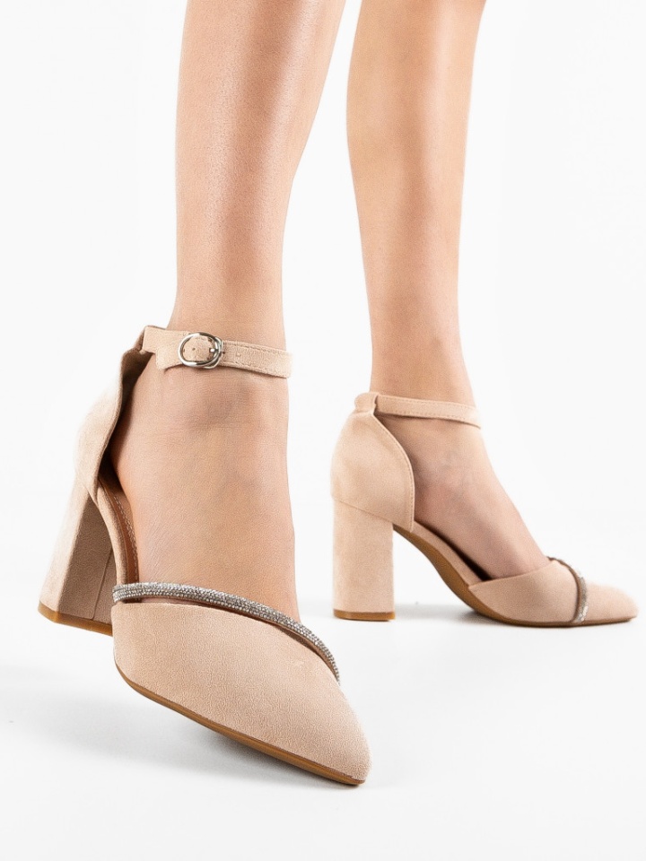 Pantofi dama Dem Bej 3