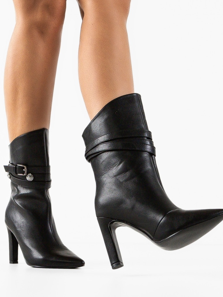 Botine dama Russell Negre