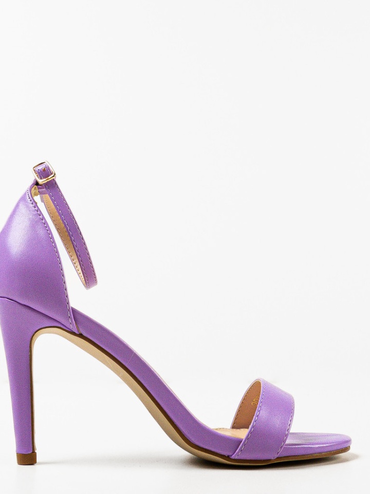 Sandale cu toc Rekoman Negre