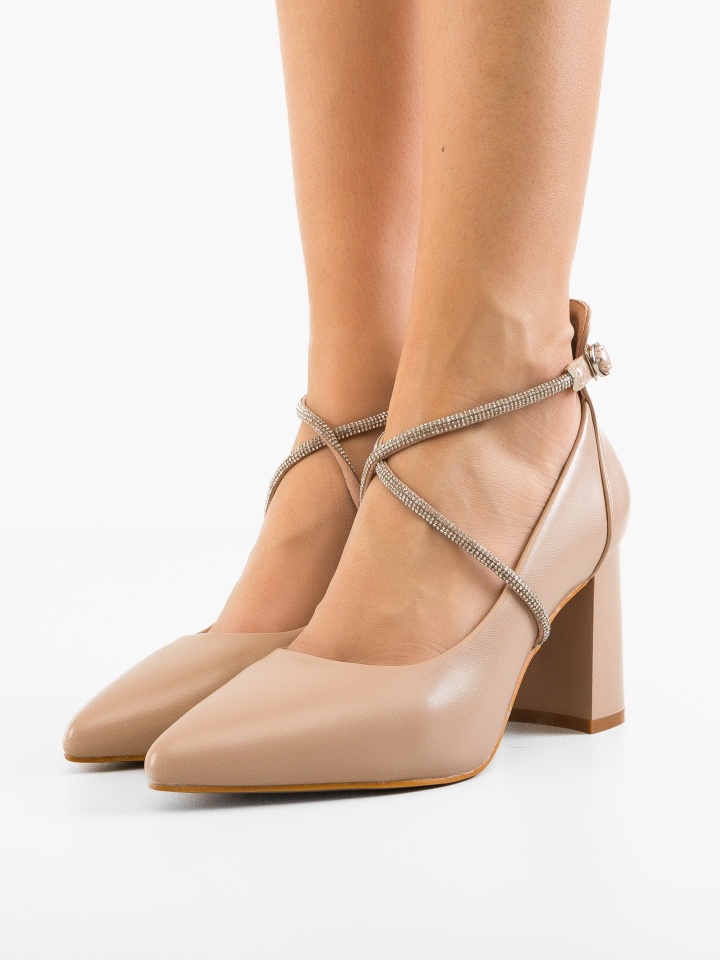 Pantofi dama Lease Bej