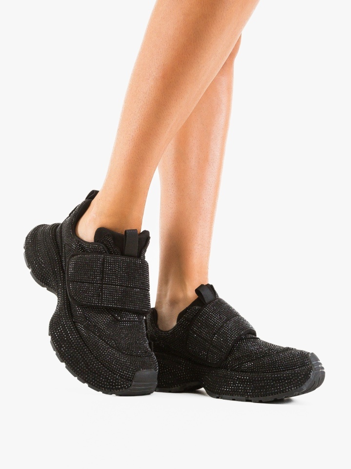 Sneakers dama Tanba Negre