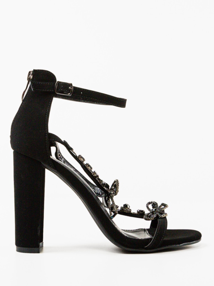 Sandale cu toc Sava Argintii