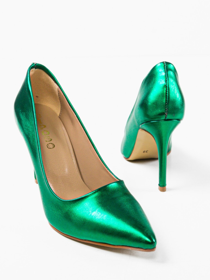 Pantofi cu toc Weps Bej 4