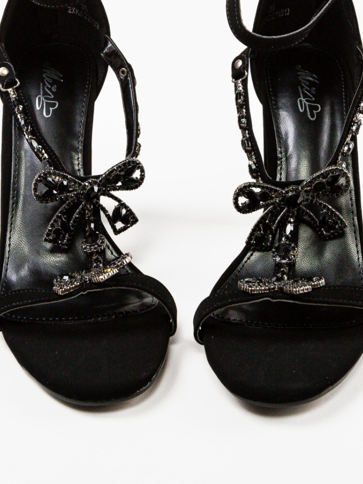 Sandale cu toc Sava Argintii