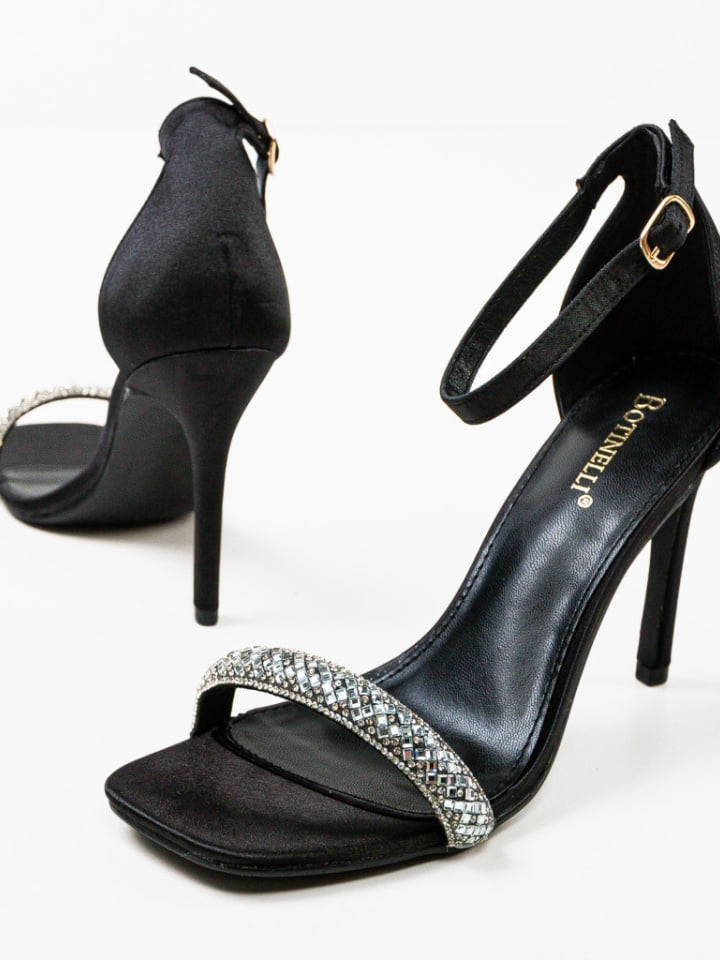 Sandale cu toc Eteset Roz