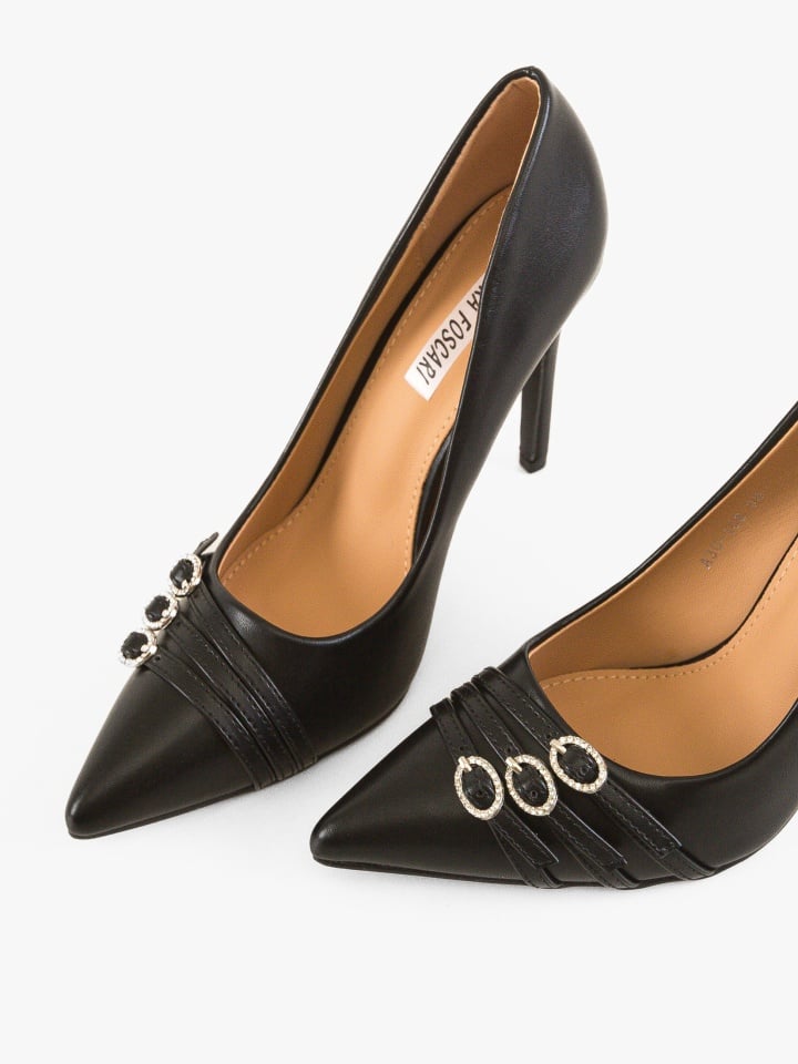 Pantofi stiletto dama Nelso Bej