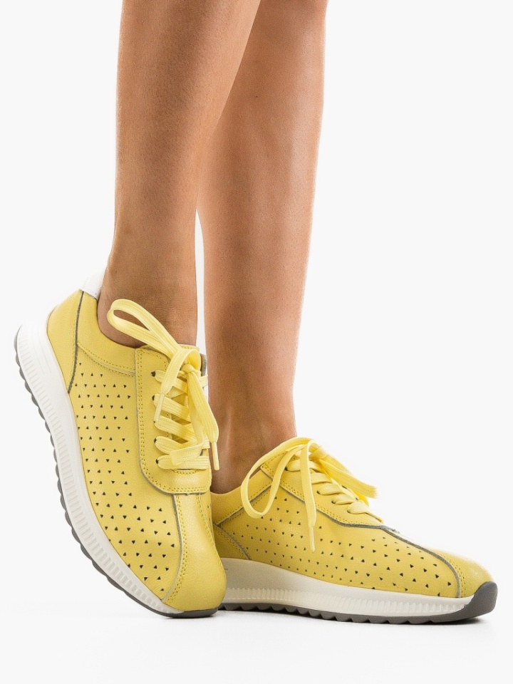 Pantofi Casual Kari Galbeni