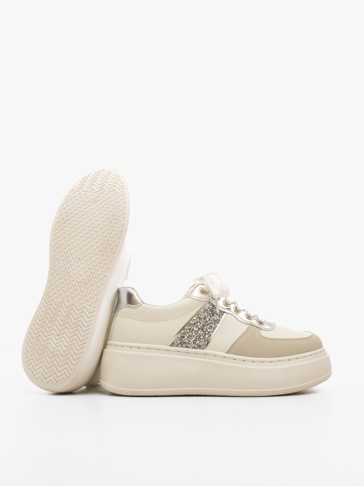 Sneakers dama Jose Argintii