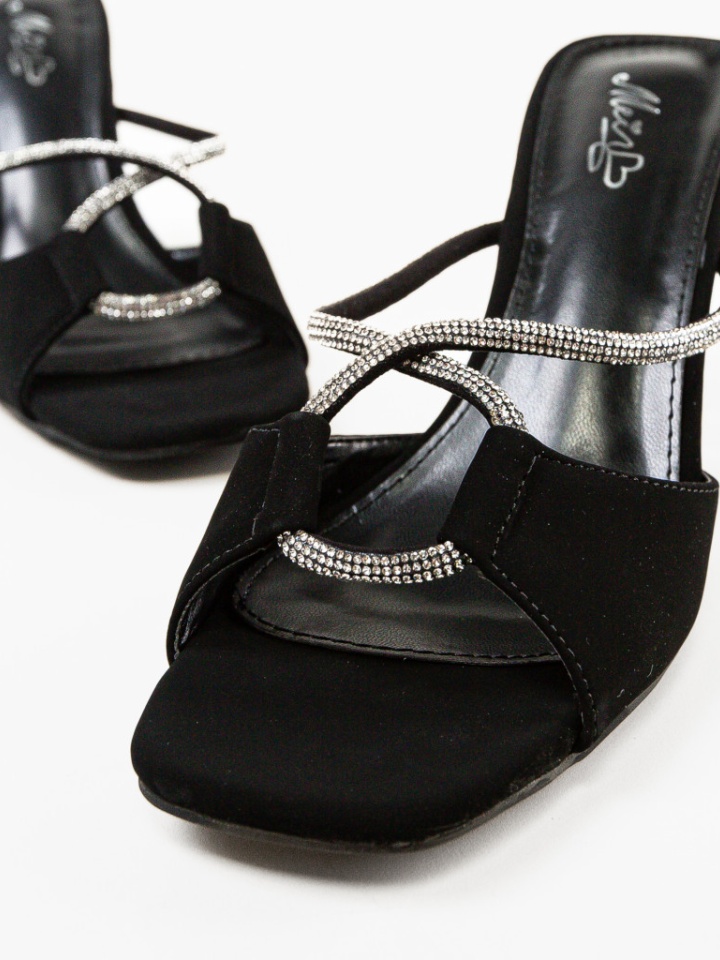 Saboti cu toc Baltimore Negre