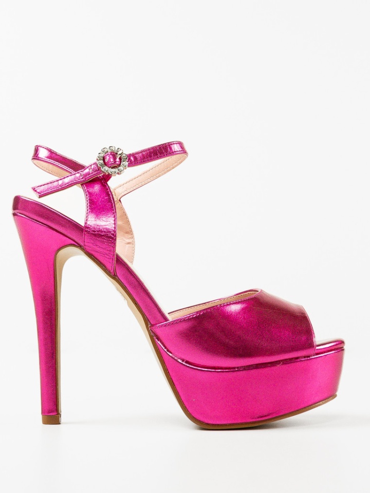 Sandale cu toc Moctez Negre