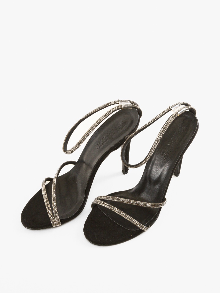 Sandale cu toc Kajus Negre