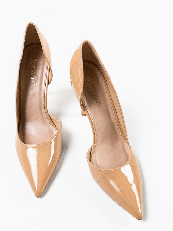 Pantofi cu toc Zayan Albi