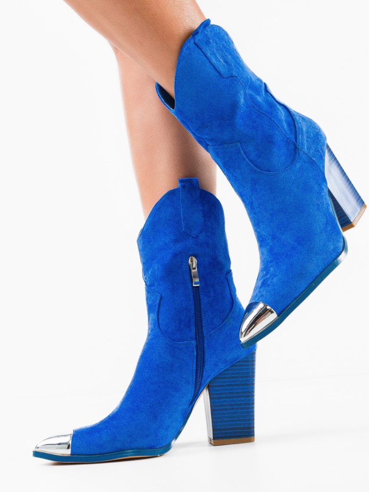 Botine dama Melda Albastre