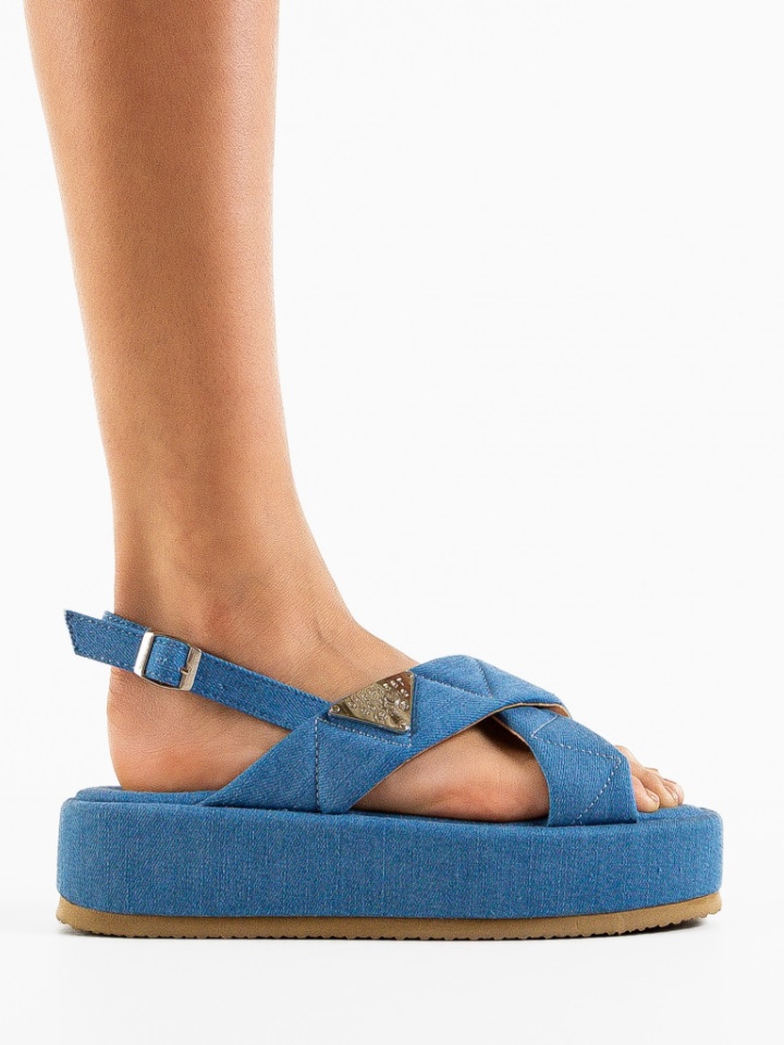 Sandale dama Ziggy Albastre 2