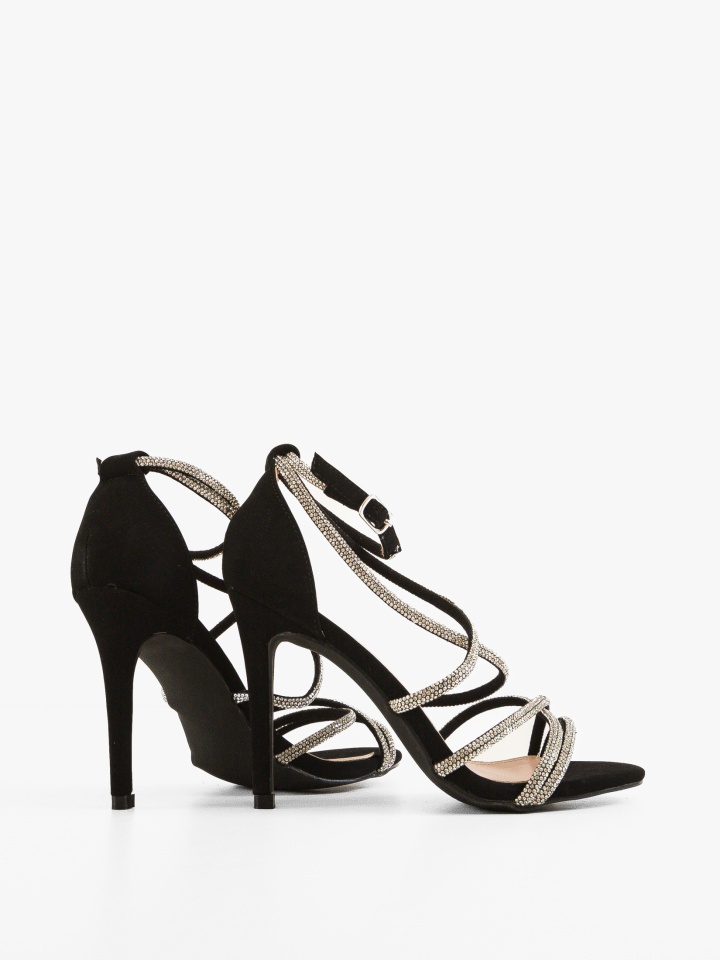 Sandale cu toc Osman Negre