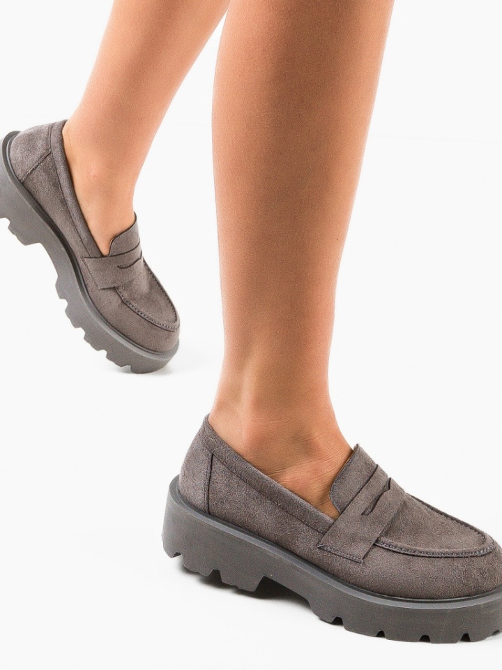 Pantofi Casual dama Punde Gri