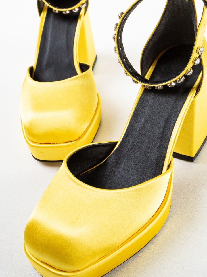 Pantofi dama Flores Galbeni