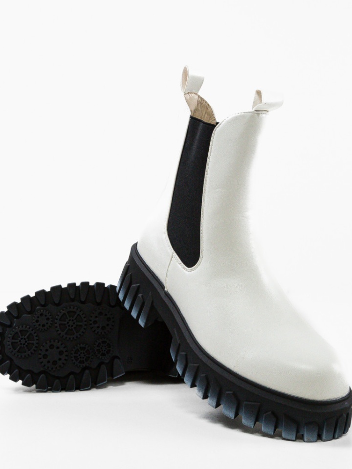 Ghete dama Poppy Albe