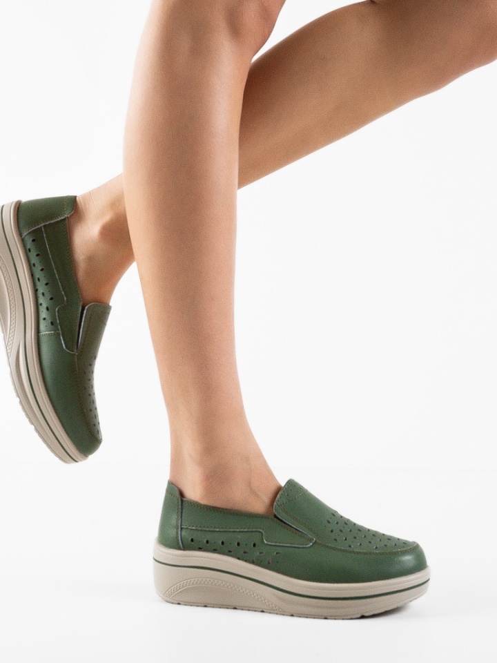 Pantofi Casual Olifram Verzi