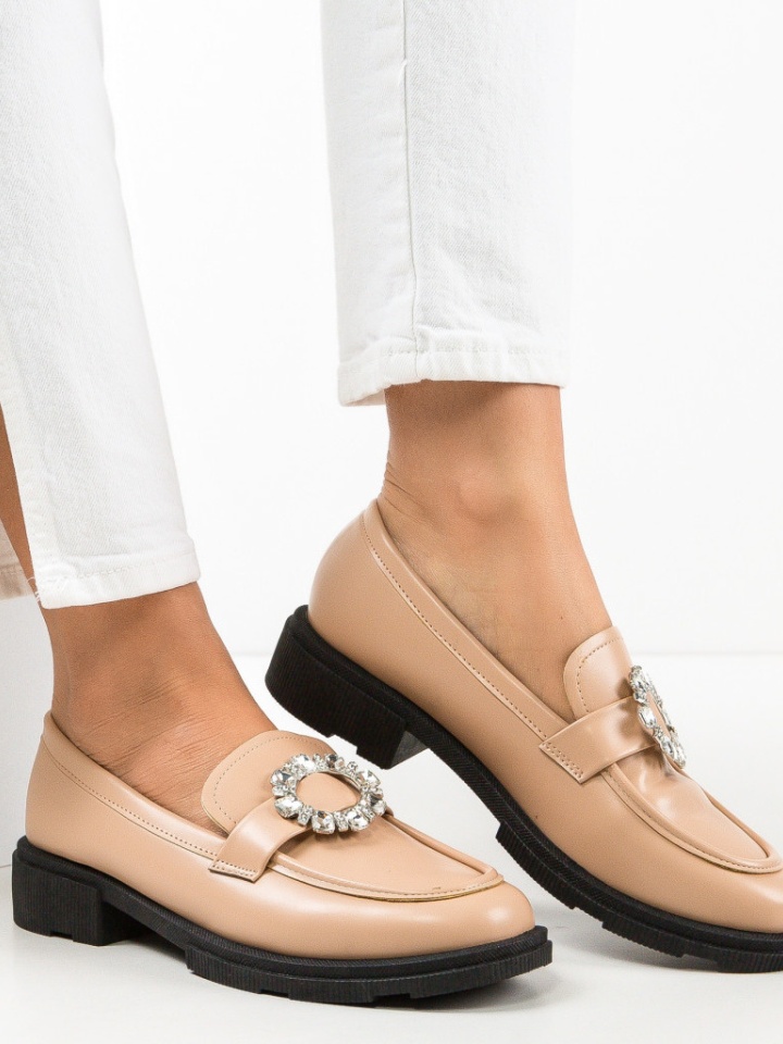 Pantofi casual dama Iezabel Bej