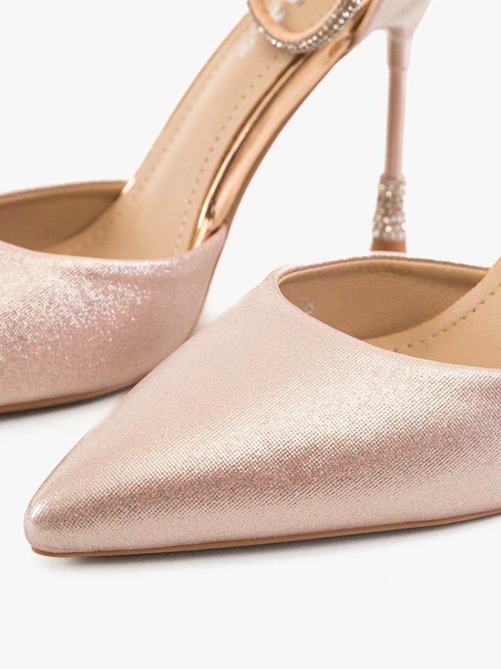 Pantofi cu toc Yanu Argintii