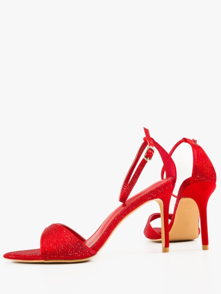 Sandale cu toc Kamars Rosii