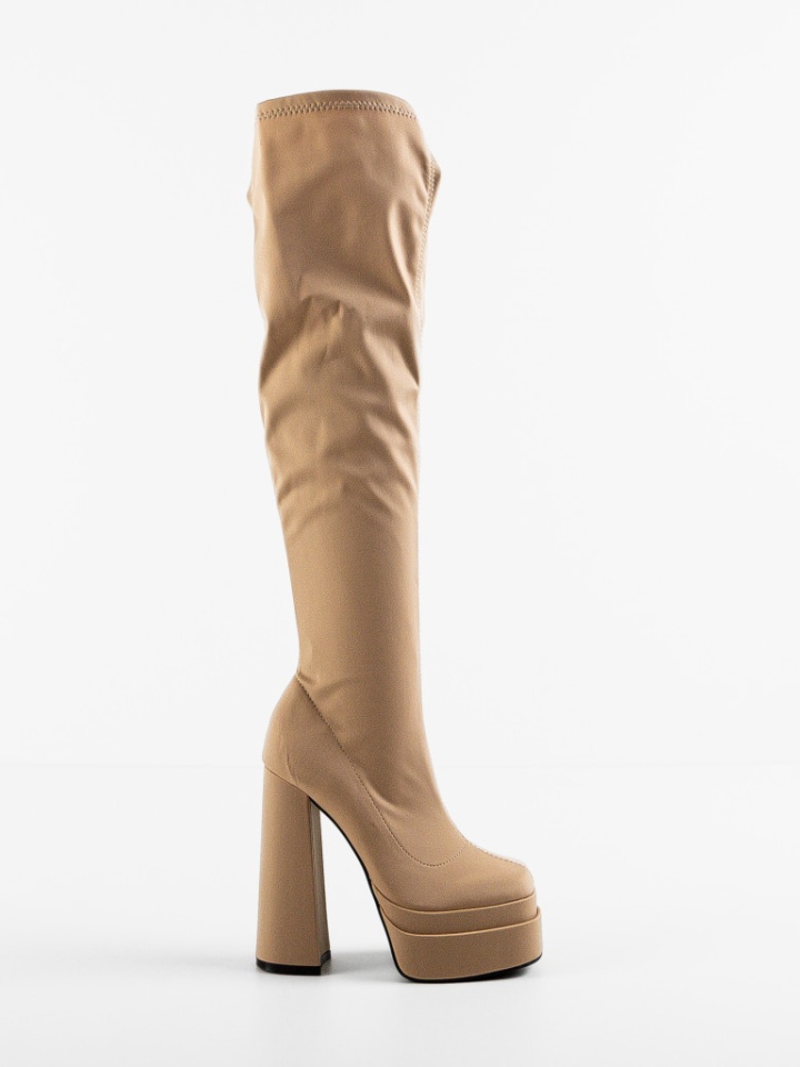 Cizme dama Krafa Bej 2