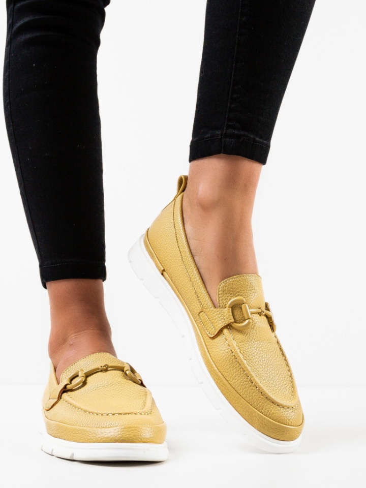 Pantofi Casual Olhan Galbeni