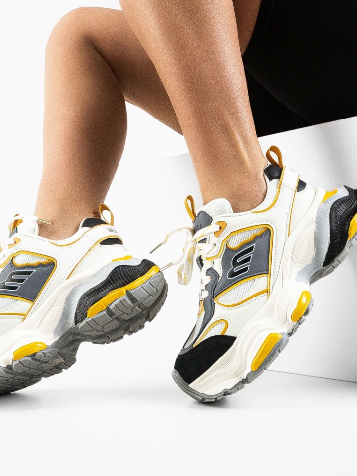 Sneakers dama Galata Galbeni