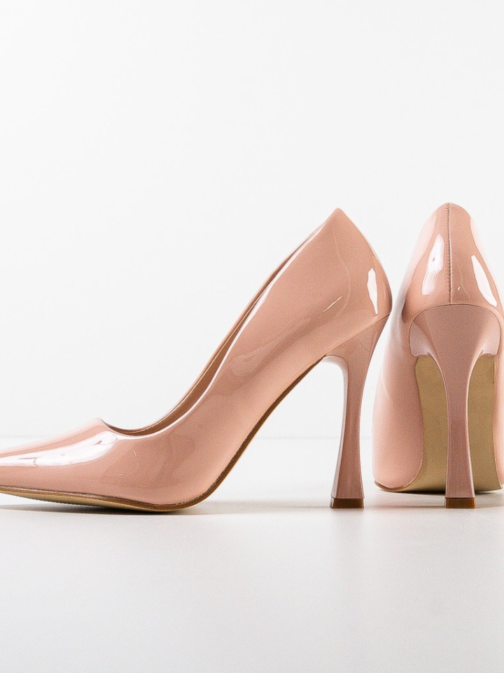 Pantofi cu toc Lindo Bej