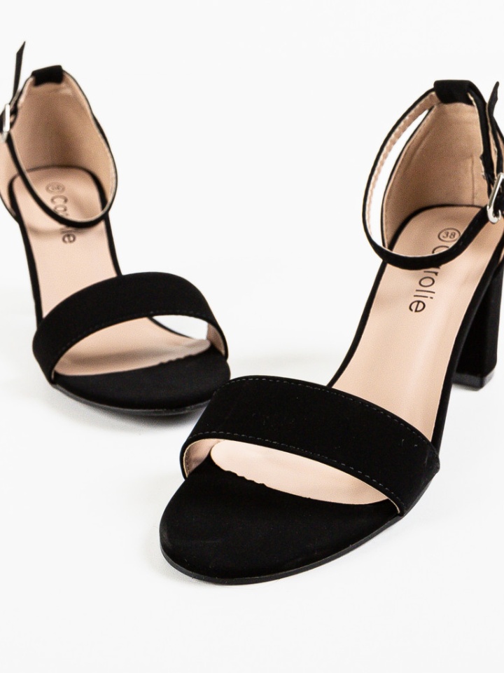 Sandale cu toc Susan Aurii 2