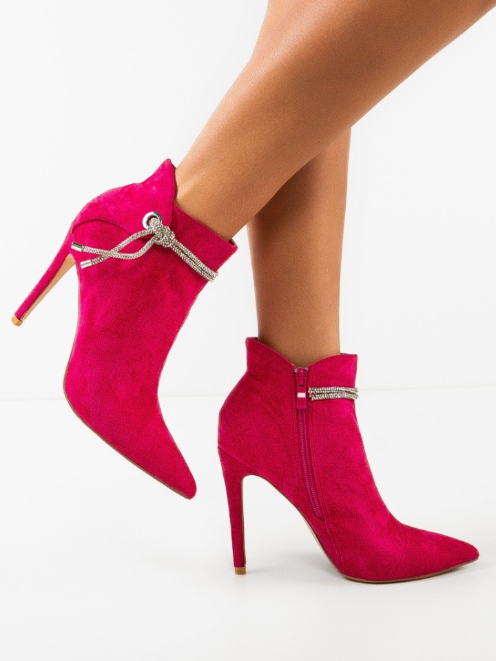 Botine dama Warna Roz