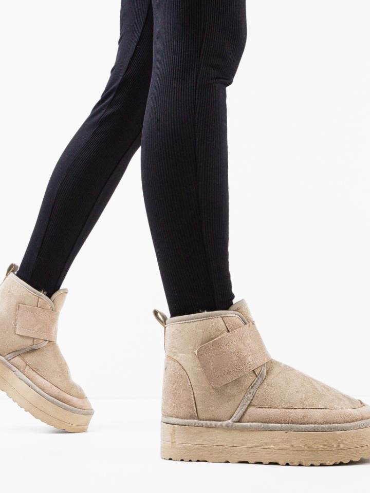 Cizme tip Ug Bamen Bej