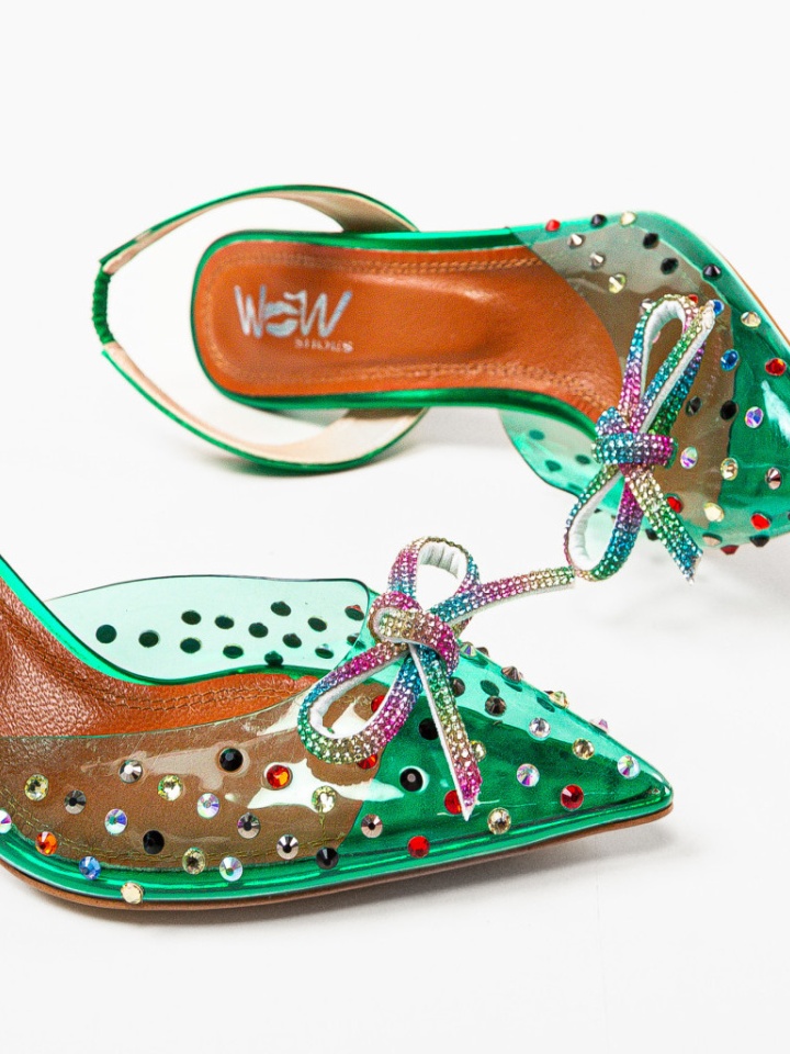 Pantofi dama Karambol Argintii