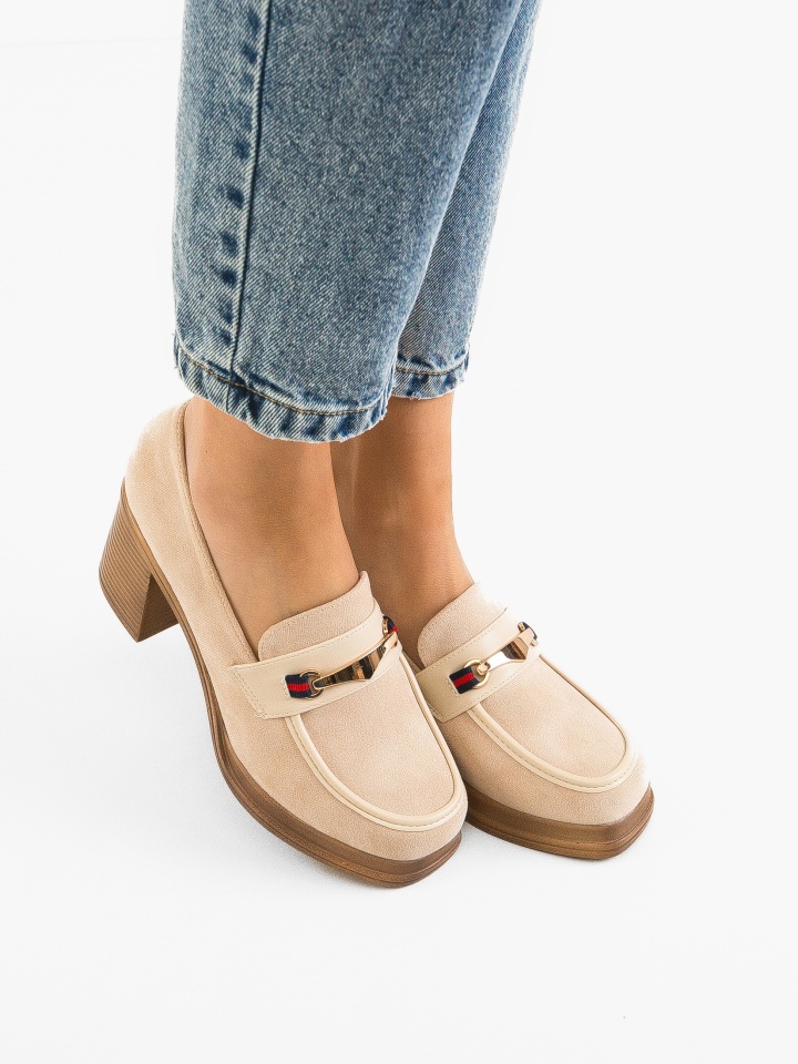 Pantofi dama Tamlan Bej