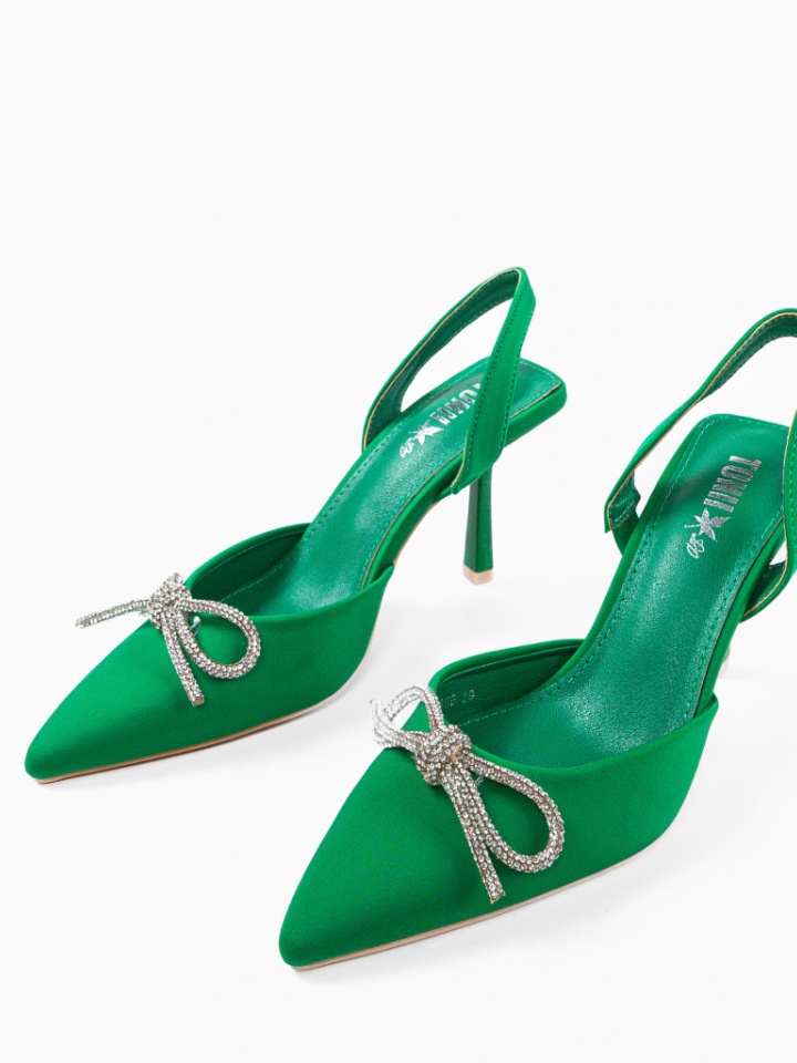 Pantofi cu toc Julay Verzi