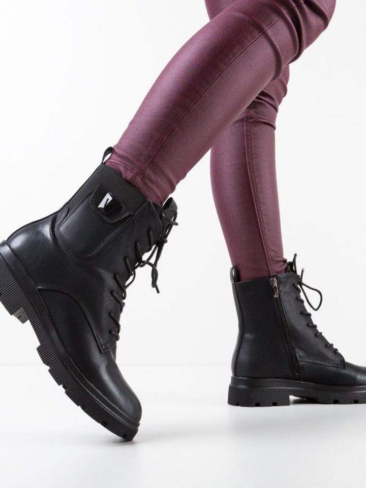 Ghete dama Montgomery Negre