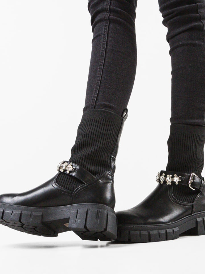 Ghete dama Golden Negre