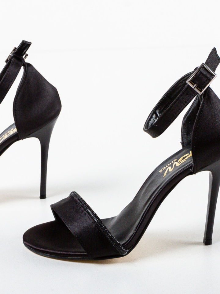 Sandale cu toc Cassius Albe 2